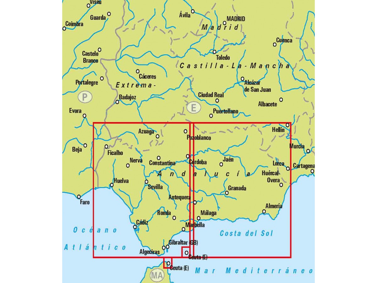 Andalusien Costa del Sol EasyMap Andalusien Costa del Sol EasyMap